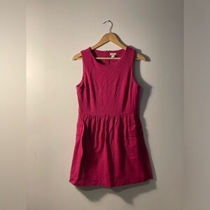 Jcrew factory magenta dress. Size small with stretch and pockets.